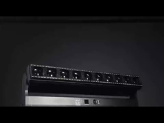 Yüksek Parlaklık LED Hareketli Baş Çubuk Yıkama Işığı 10X60W 4 in 1 Işık Boncukları