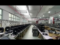 DMX512 Kontrol Aşaması LED Hareketli Yıkama Işığı RDM Fonksiyonu ve Strobe Etkisiyle