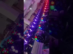 12pcs 40W RGBW 4 In 1 LED Beam Wash Hareketli Baş Işığı Düğün Işıkları İçin